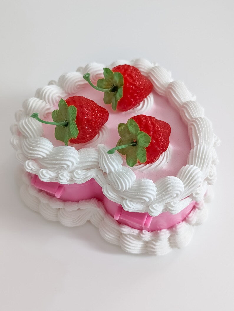 Strawberries and Cream Jewelry Box