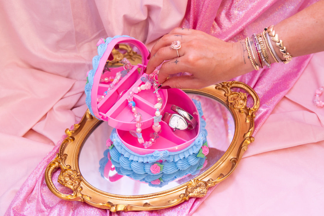 Rose Cake Jewelry Box