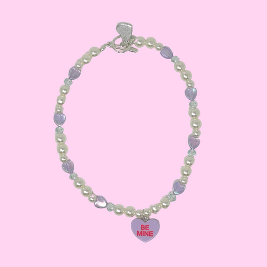 Lilac Be Mine Necklace Valentine Collection
