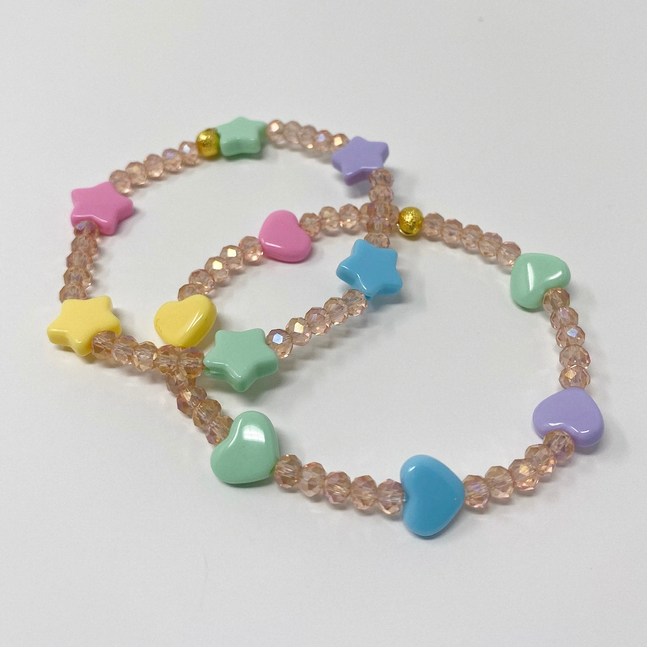 CUSTOM RONDELL PASTEL CRYSTAL BRACELET