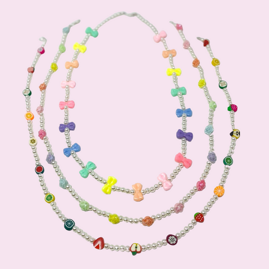 PEARL ROSE MASK CHAIN