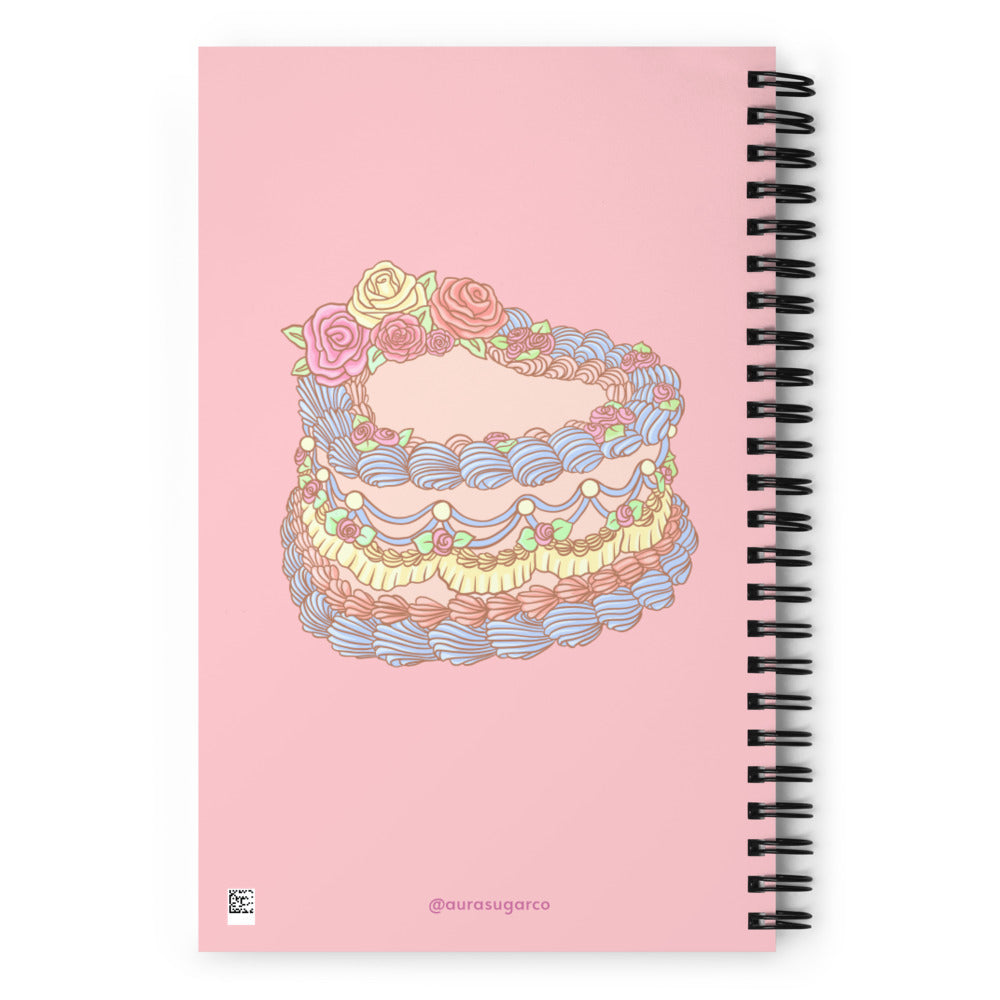 HEART CAKE NOTEBOOK